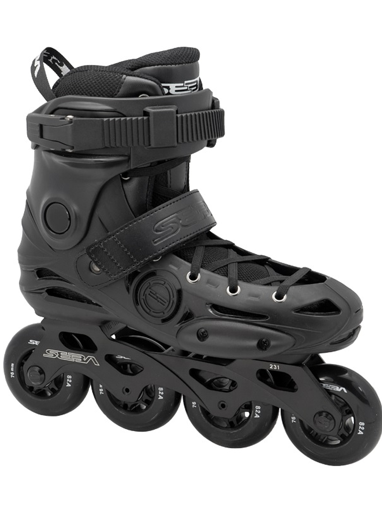 PATINES SEBA E3 JUNIOR NEGRO AJUSTABLE 37-39 1