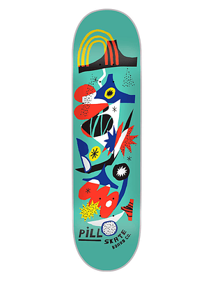 Pill - Tabla Paper Cuts Perfect day 1 8.125 x 32