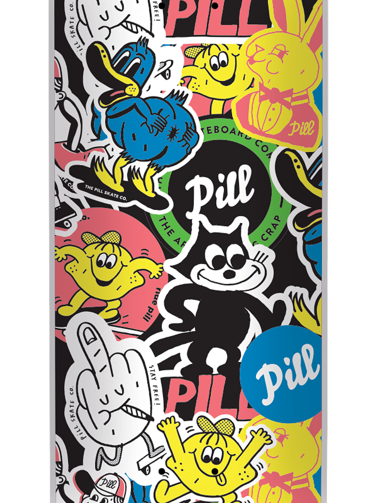 Pill - Tabla Sticker Bomb Classic 7.875 x 31.75 1