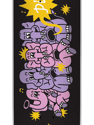 Pill - Tabla Elephants Black 8.125 x 32