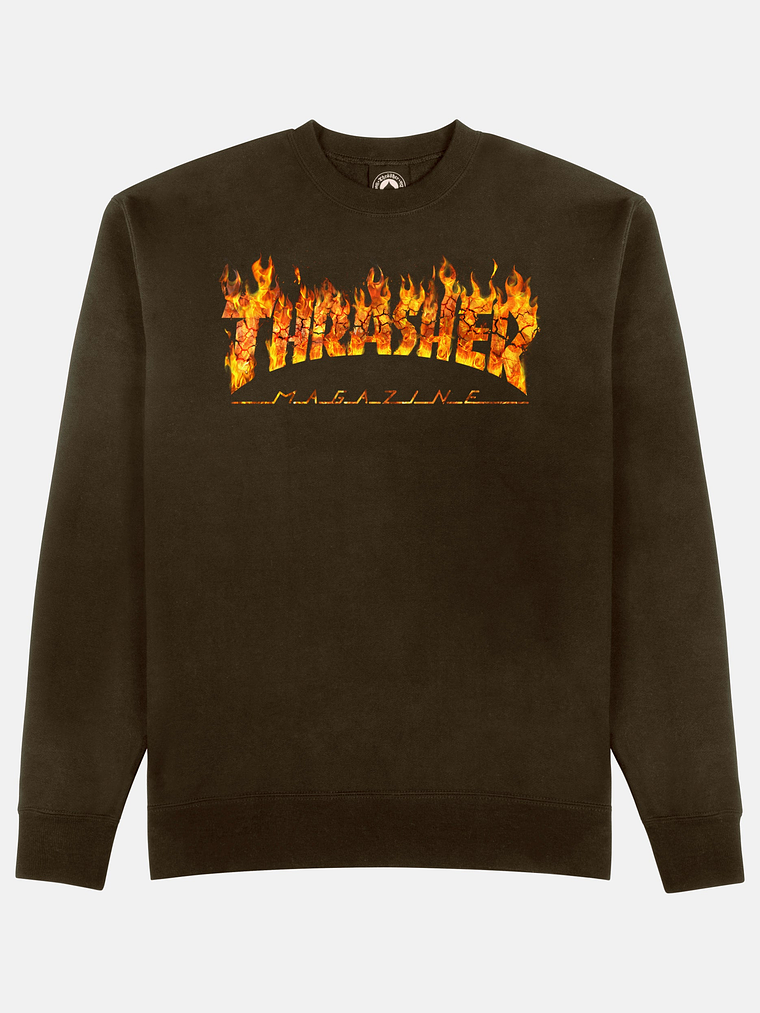 Thrasher - Poleron Polo Inferno Dark Chocolate 2