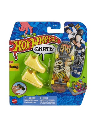 Hot Wheels Skate Patineta + Tenis Tony Hawk CAN’T BEEHIVE