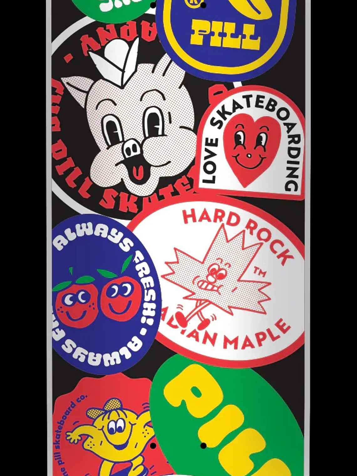 Pill - Tabla de skate - Labels Black 8.0