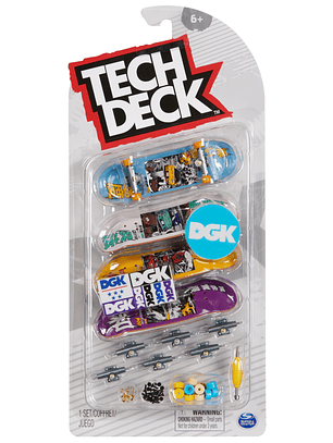 TECH DECK PACK DE 4 – DGK