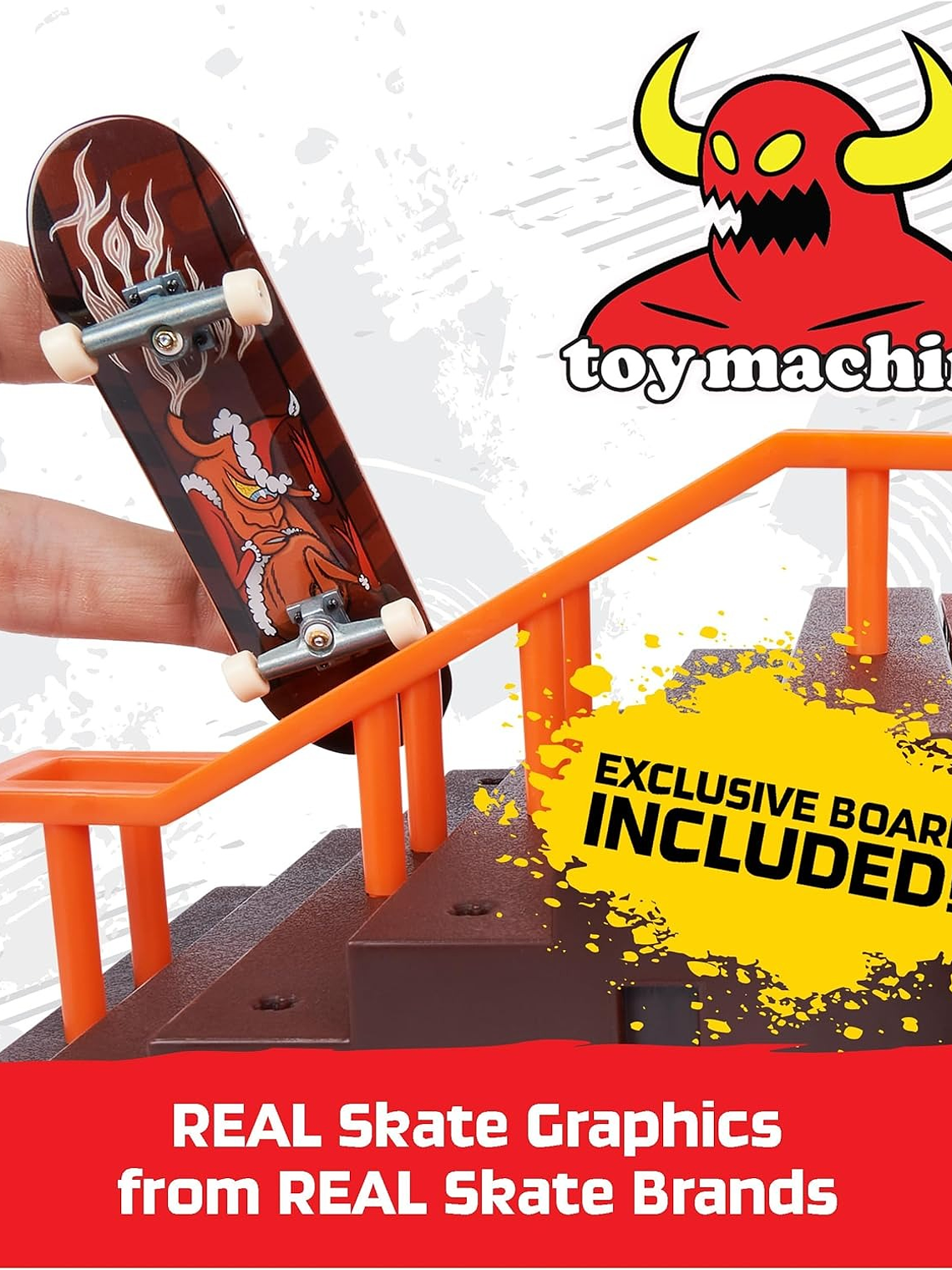 Tech Deck, Pyramid Shredder 2.0, X-Connect Park Creator, juego de rampas personalizable y construible con monopatín de dedos exclusivo, juguete para niños de 6 años en adelante 5