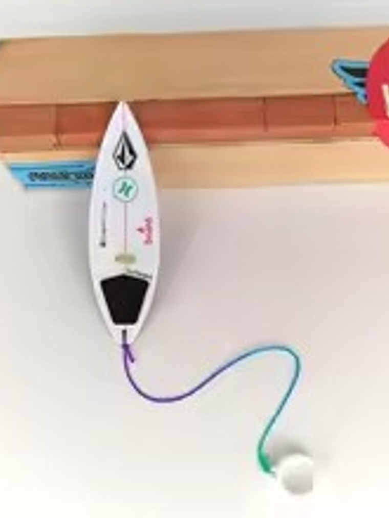 Mini tabla de surf de dedo Cool Finger, juguete para niños y surfistas 2