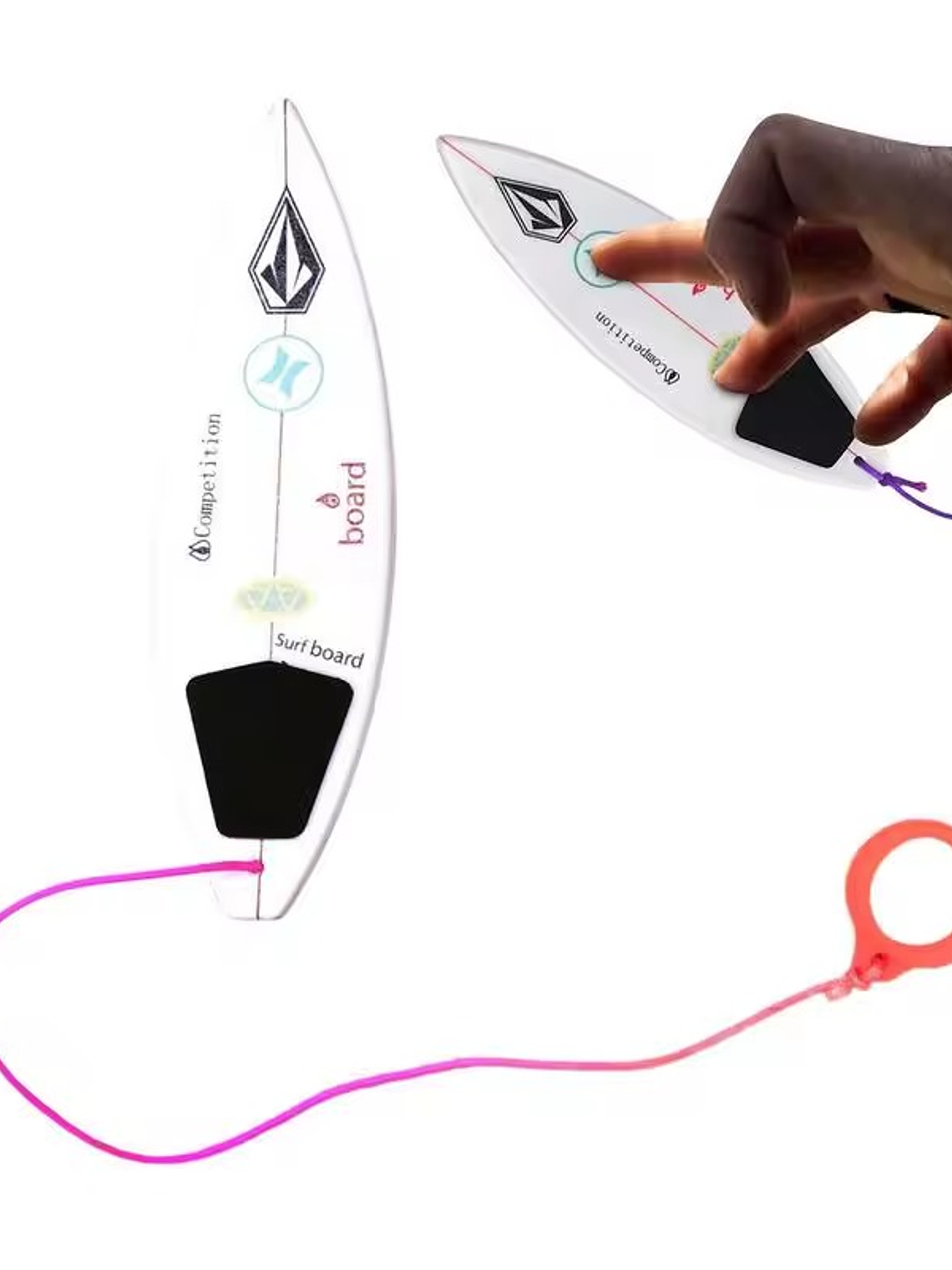 Mini tabla de surf de dedo Cool Finger, juguete para niños y surfistas 3