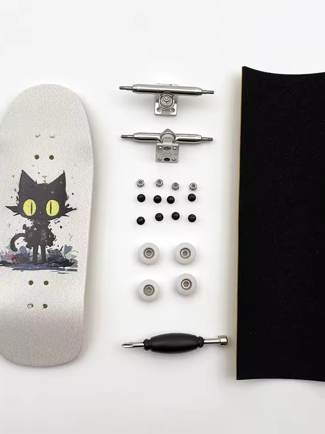 tabla fingerboard 34 mm completa cat mini crusier Bolkskate 1