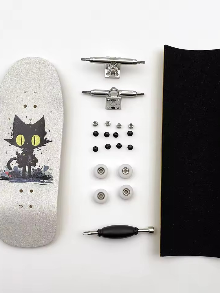 tabla fingerboard 34 mm completa cat mini crusier Bolkskate 1