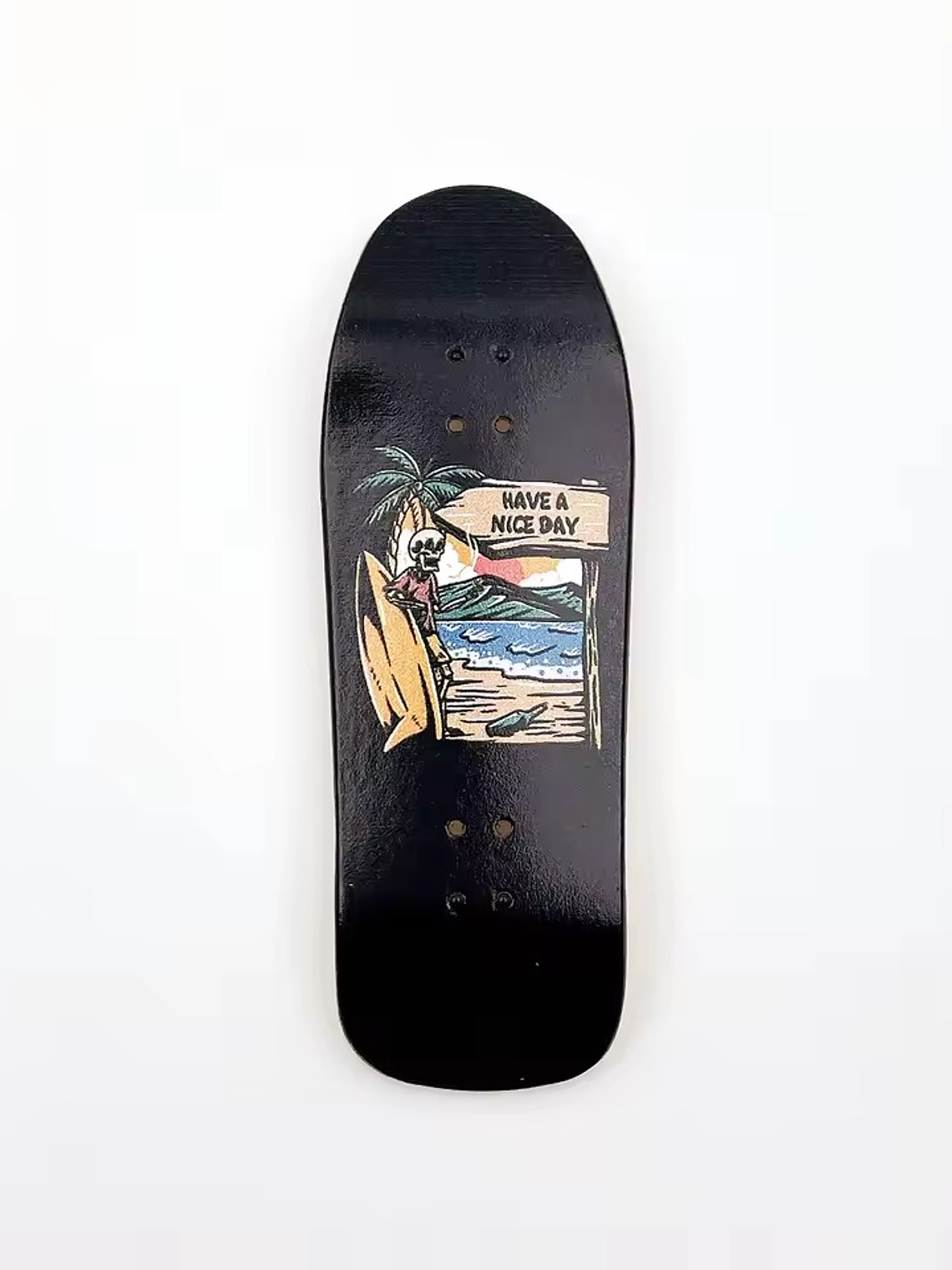 Tabla madera de arce Fingerboard 35mm beach mini crusier 1
