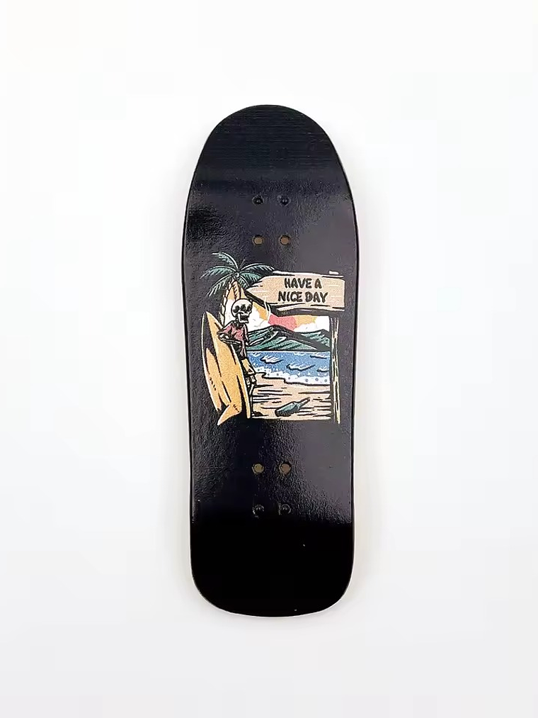 Tabla madera de arce Fingerboard 35mm beach mini crusier 1