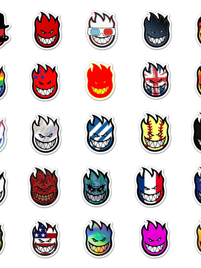 Stickers Spitfire Skate – Stickers para Fingerboard, Skate, Laptop y Celular- COPIA- COPIA 2
