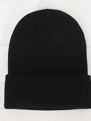 Gorro Beanie Streetwear – Gorro de Lana Unisex Negro