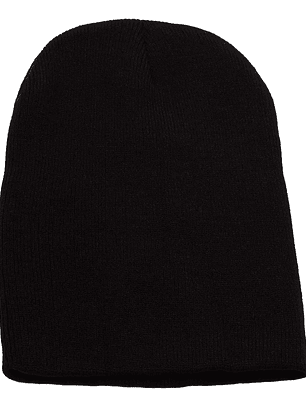 Gorro Beanie Streetwear – Gorro de Lana Corto Unisex Negro