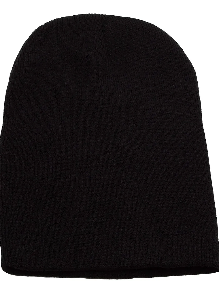Gorro Beanie Streetwear – Gorro de Lana Corto Unisex Negro 1