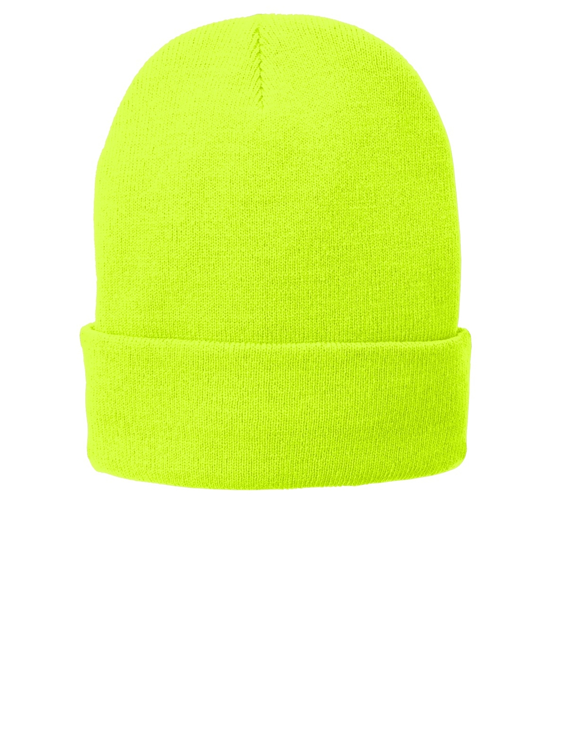 Gorro Beanie Streetwear – Gorro de Lana Unisex Amarillo Fluorescente 1