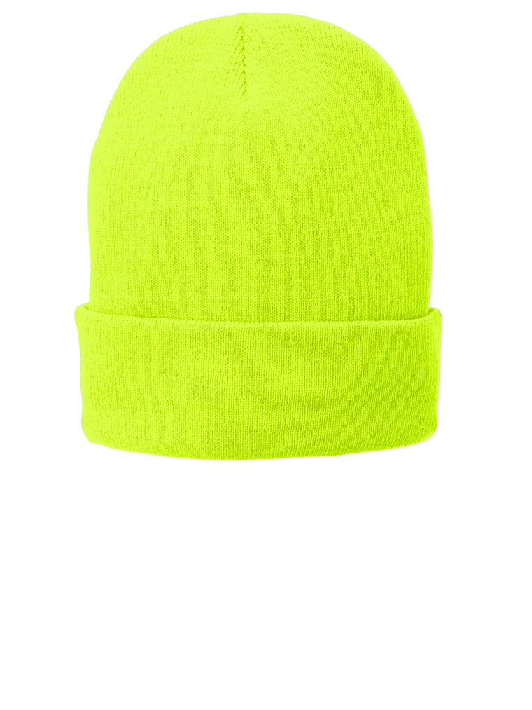 Gorro Beanie Streetwear – Gorro de Lana Unisex Amarillo Fluorescente 1