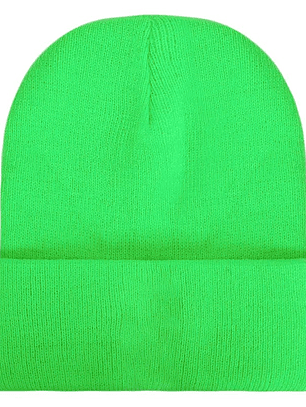 Gorro Beanie Streetwear – Gorro de Lana Unisex Verde Claro