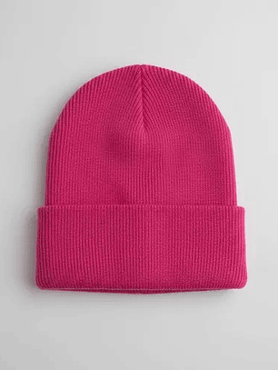 Gorro Beanie Streetwear – Gorro de Lana Unisex Rosado