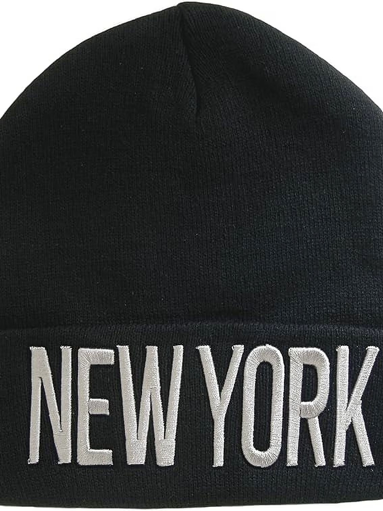 Gorro Beanie New York Bordado – Gorro de Invierno Unisex Estilo Urbano 1
