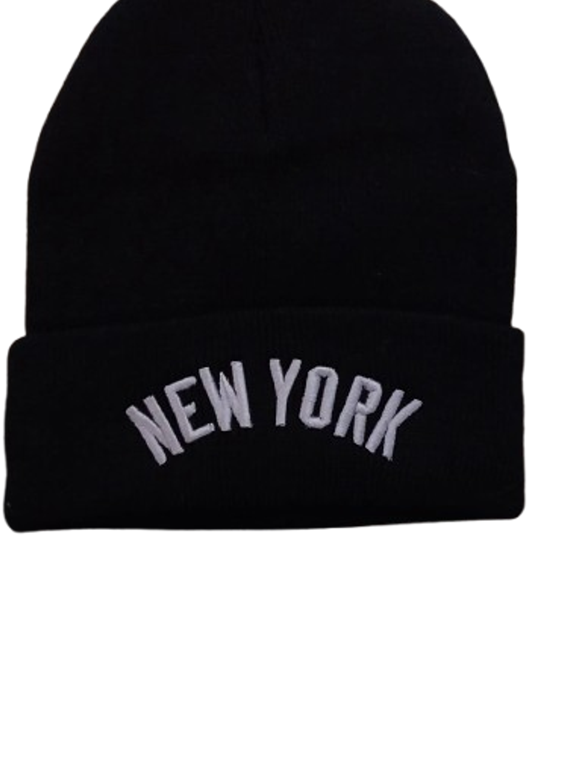 Gorro Beanie New York Bordado Ondulado – Gorro de Invierno Unisex Estilo Urbano 1