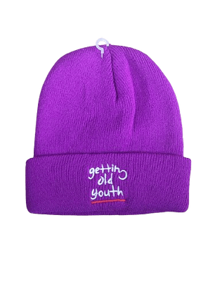 Gorro Beanie Morado Vibrante 