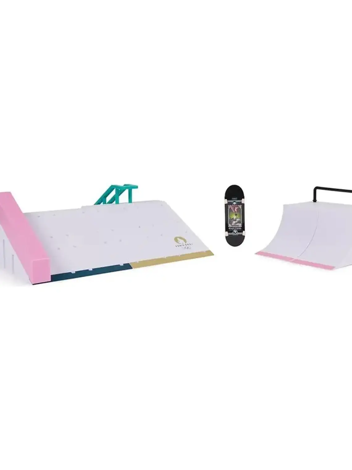 Set Tech Deck Skate Dedos Shane Juegos Olimpicos Paris 2024 Rampa 3