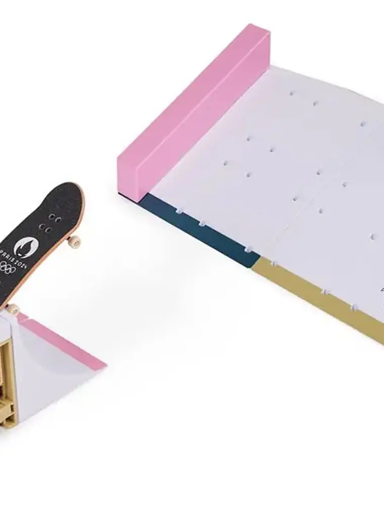 Set Tech Deck Skate Dedos Shane Juegos Olimpicos Paris 2024 Rampa 6