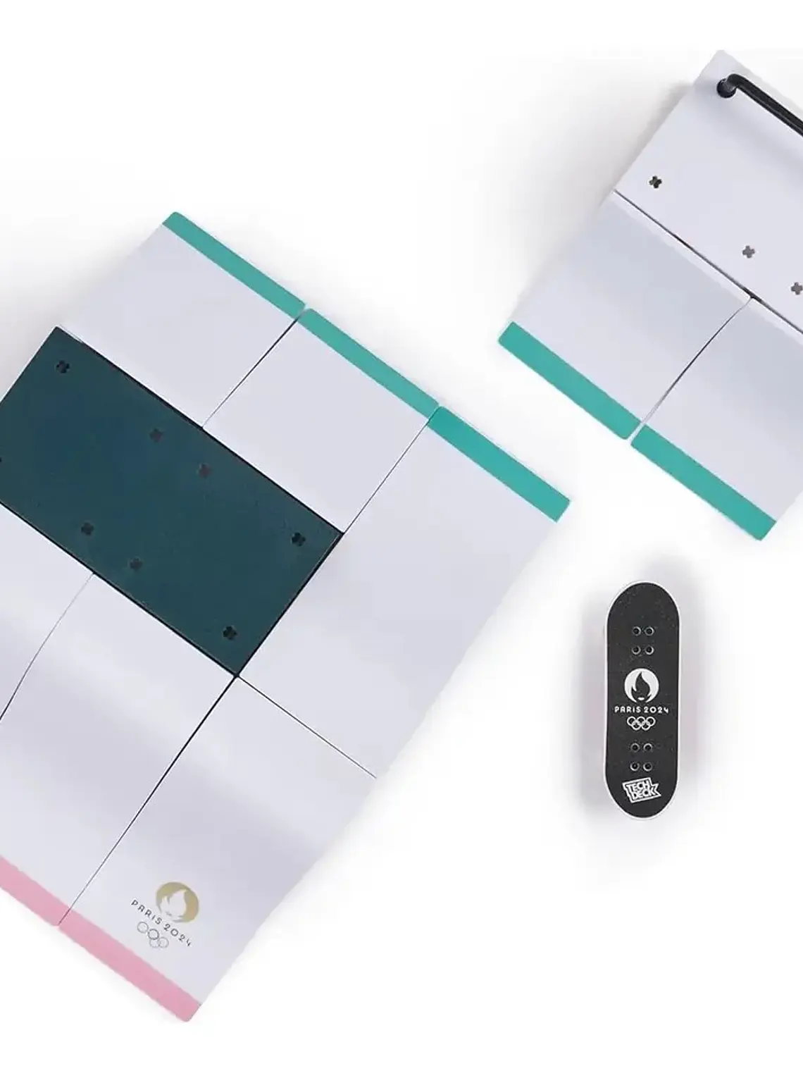 Set Tech Deck Skate Dedos Aurelien Juegos Olimpicos Paris 2024 Rampa 3