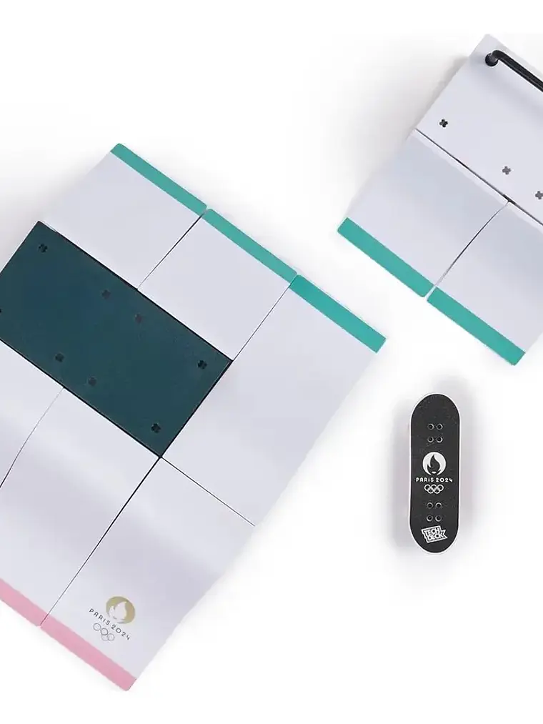 Set Tech Deck Skate Dedos Aurelien Juegos Olimpicos Paris 2024 Rampa 3