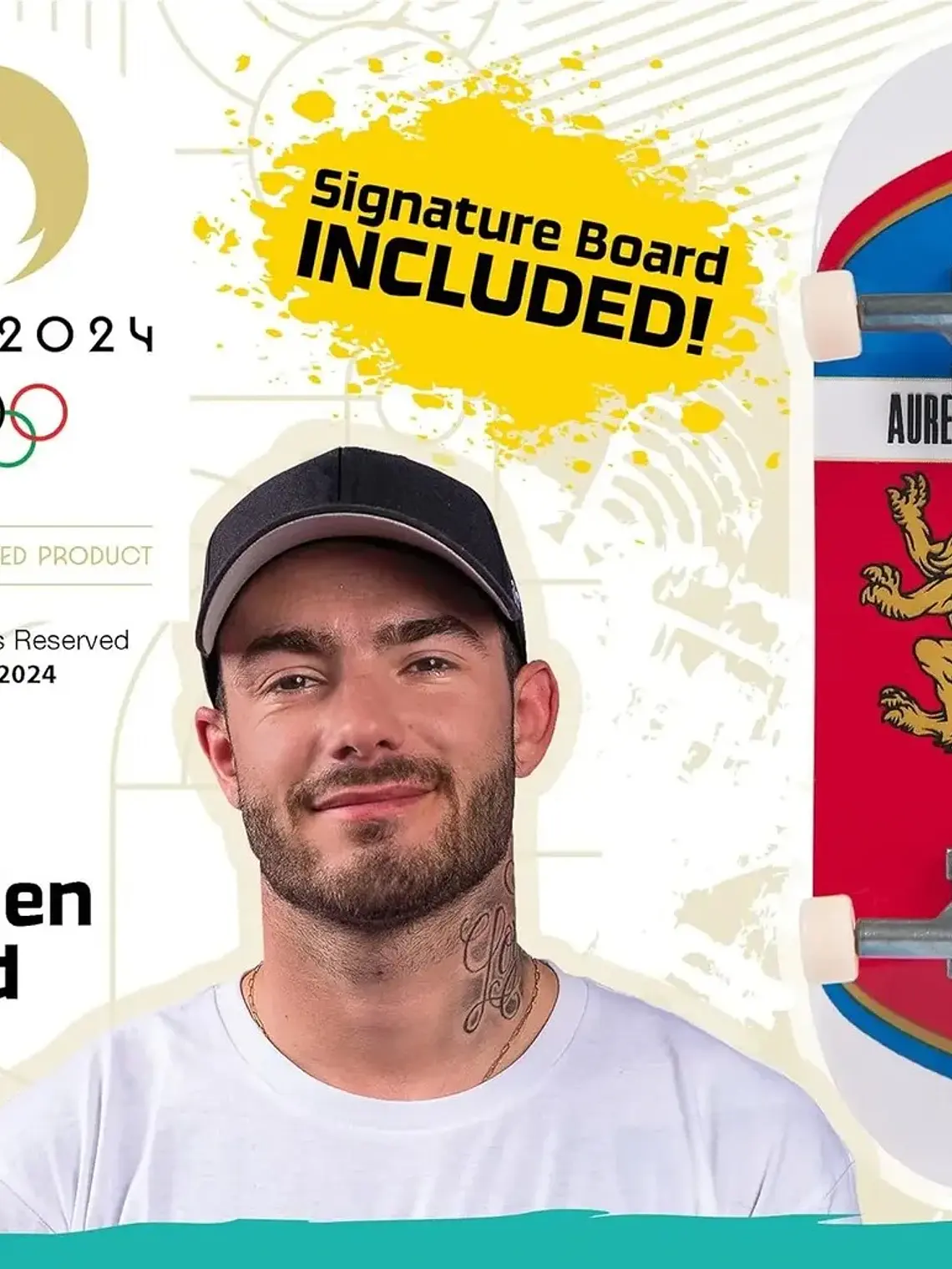 Set Tech Deck Skate Dedos Aurelien Juegos Olimpicos Paris 2024 Rampa 6