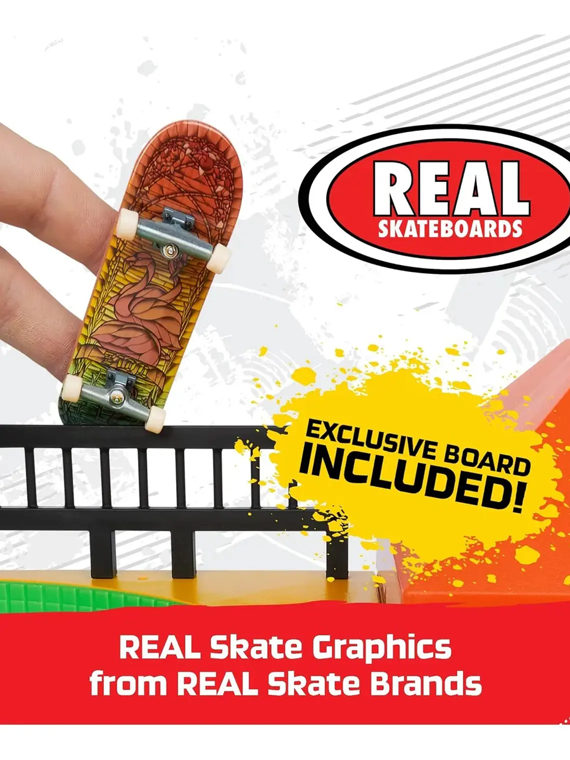 Tech Deck, Quarter Bowl Ruckus X-Connect Park Creator, juego de rampas personalizables y construibles con diapasón exclusivo, juguete para niños y niñas de 6 años en adelante 5