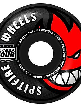 Ruedas Spitfire - Radial Full - Black 54mm- F4 99DU