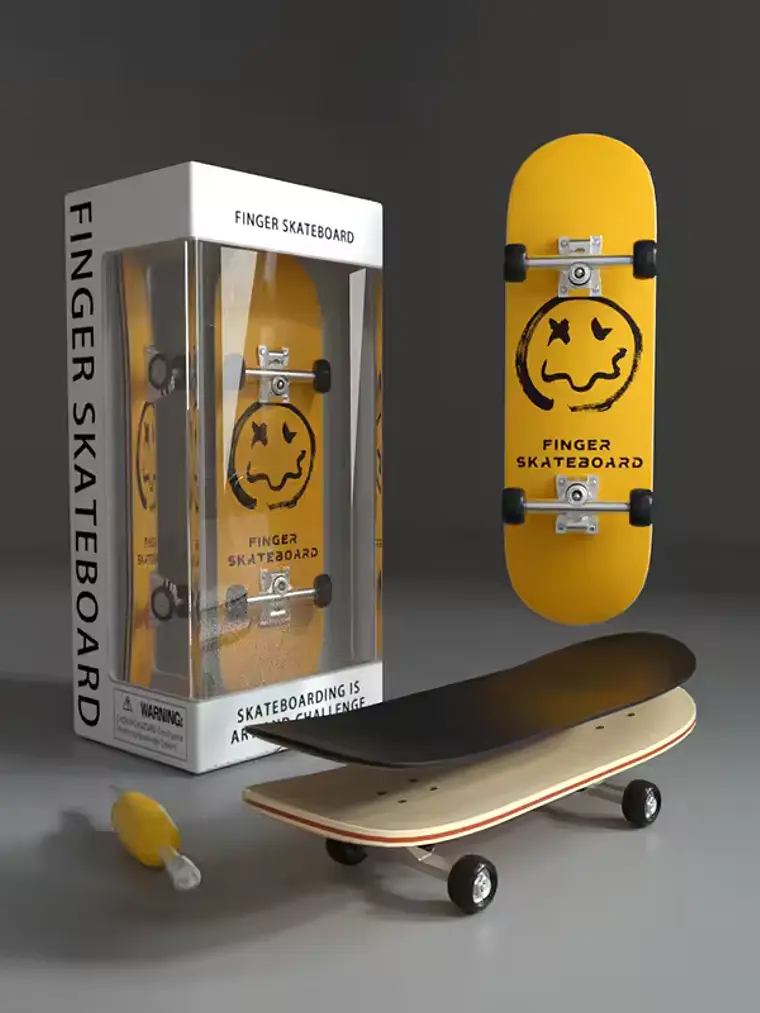 Tabla fingerboard 29 mm completa profesional Bolkskate Smile 1