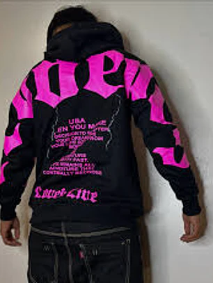 Polerones Lowis Live oversize purpura