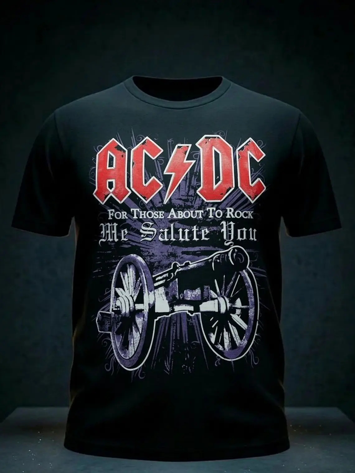 POLERA MANGA CORTA AC DC WE SALUTE YOU 1