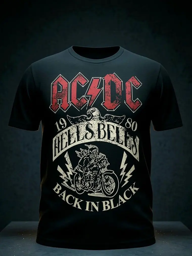 POLERA MANGA CORTA AC DC 1