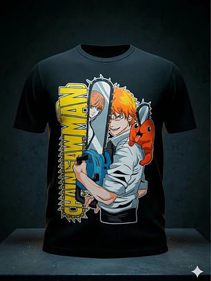 POLERA MANGA CORTA CHAINSAW MAN