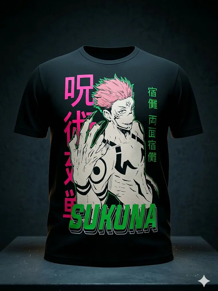 POLERA MANGA CORTA SUKUNA 1