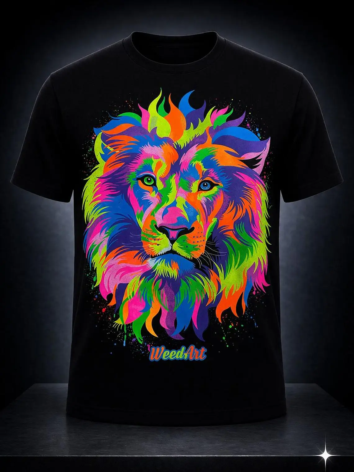 POLERA MANGA CORTA WEEDART LION 1