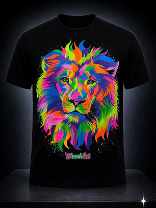 POLERA MANGA CORTA WEEDART LION
