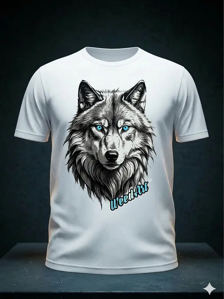 POLERA MANGA CORTA WEEDART WOLF 1