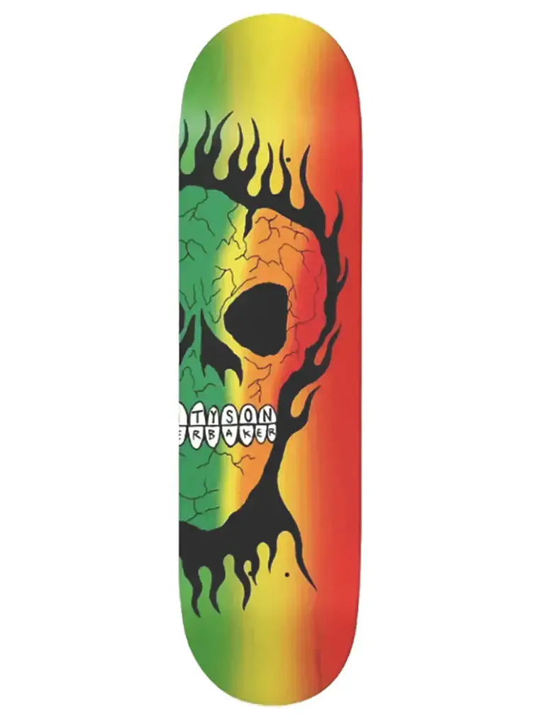 Tabla Baker - Tyson Peterson - Rasta Skull 8.25” 1
