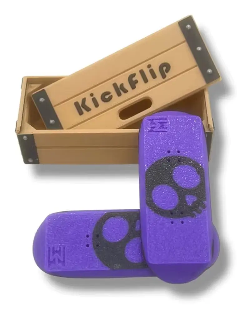 Nuevo Fingerboard magnético Kickflip, Mini skate de dedo, juguete impreso en 3d, rompecabezas magnético para aliviar el estrés, regalo para un amigo 4