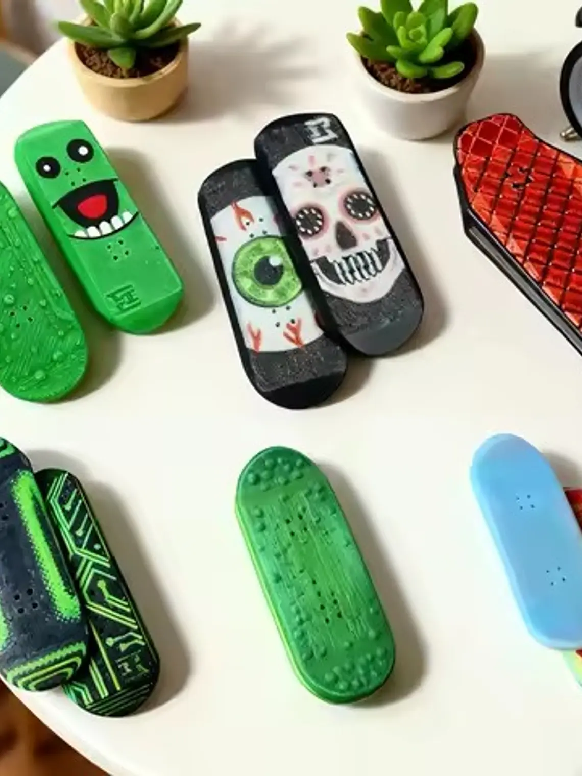 Nuevo Fingerboard magnético Kickflip, Mini skate de dedo, juguete impreso en 3d, rompecabezas magnético para aliviar el estrés, regalo para un amigo 7