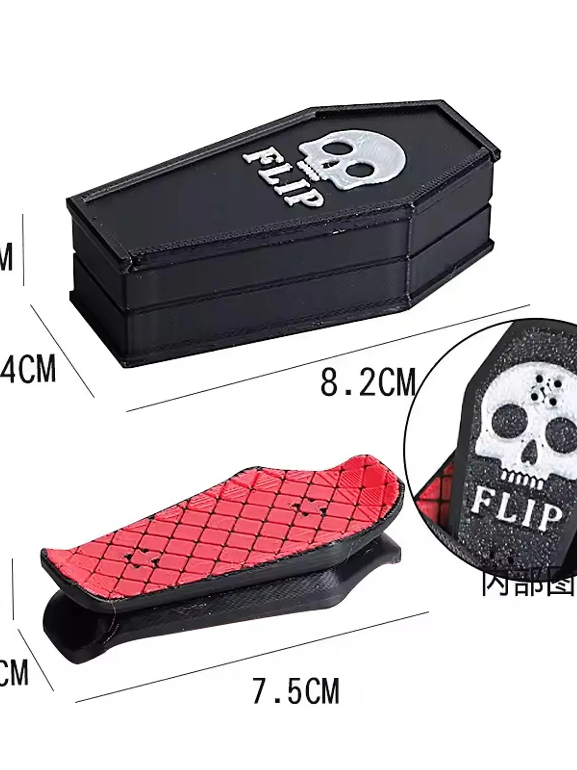 Nuevo Fingerboard magnético Kickflip, Mini skate de dedo, juguete impreso en 3d, rompecabezas magnético para aliviar el estrés, regalo para un amigo 10