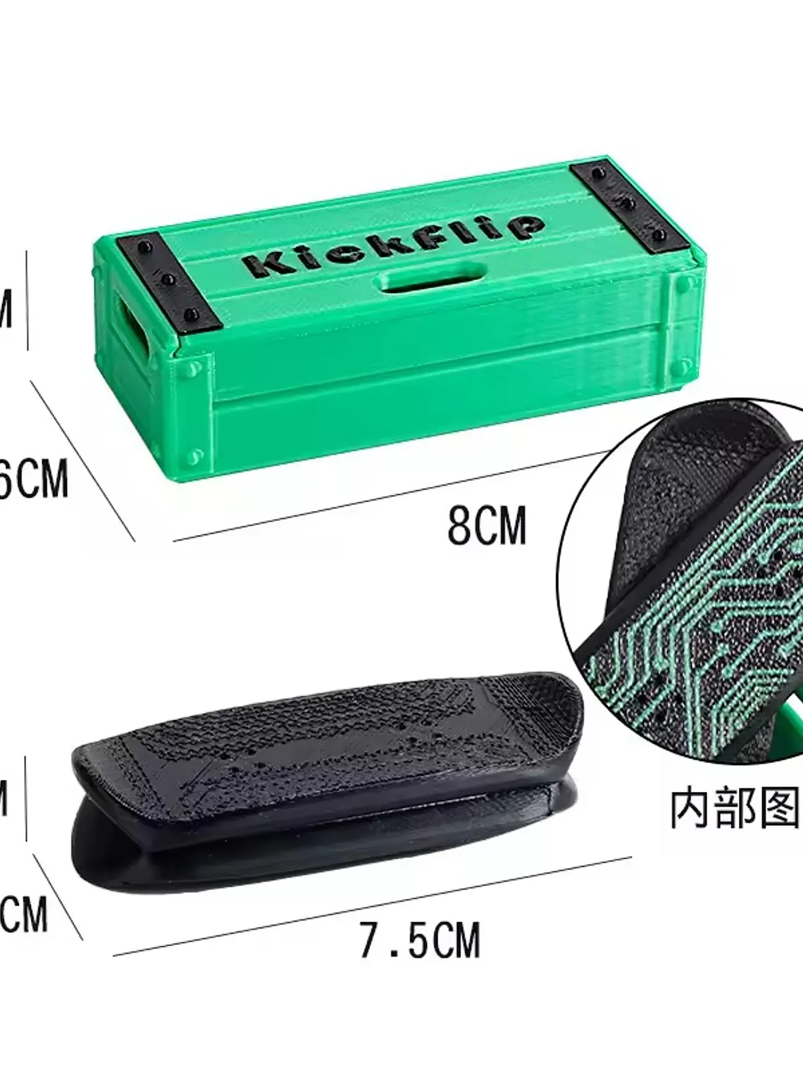 Nuevo Fingerboard magnético Kickflip, Mini skate de dedo, juguete impreso en 3d, rompecabezas magnético para aliviar el estrés, regalo para un amigo 13