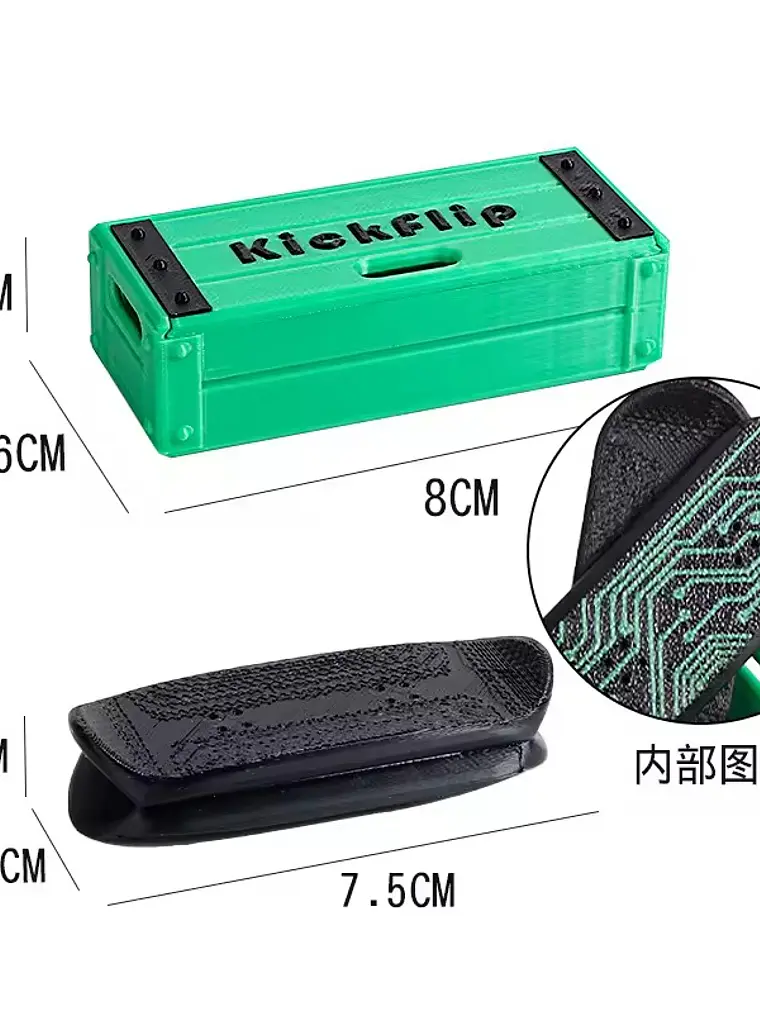 Nuevo Fingerboard magnético Kickflip, Mini skate de dedo, juguete impreso en 3d, rompecabezas magnético para aliviar el estrés, regalo para un amigo 13
