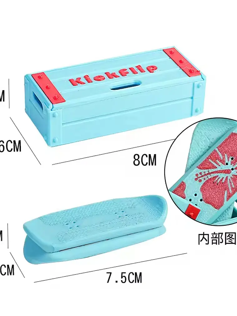 Nuevo Fingerboard magnético Kickflip, Mini skate de dedo, juguete impreso en 3d, rompecabezas magnético para aliviar el estrés, regalo para un amigo 15