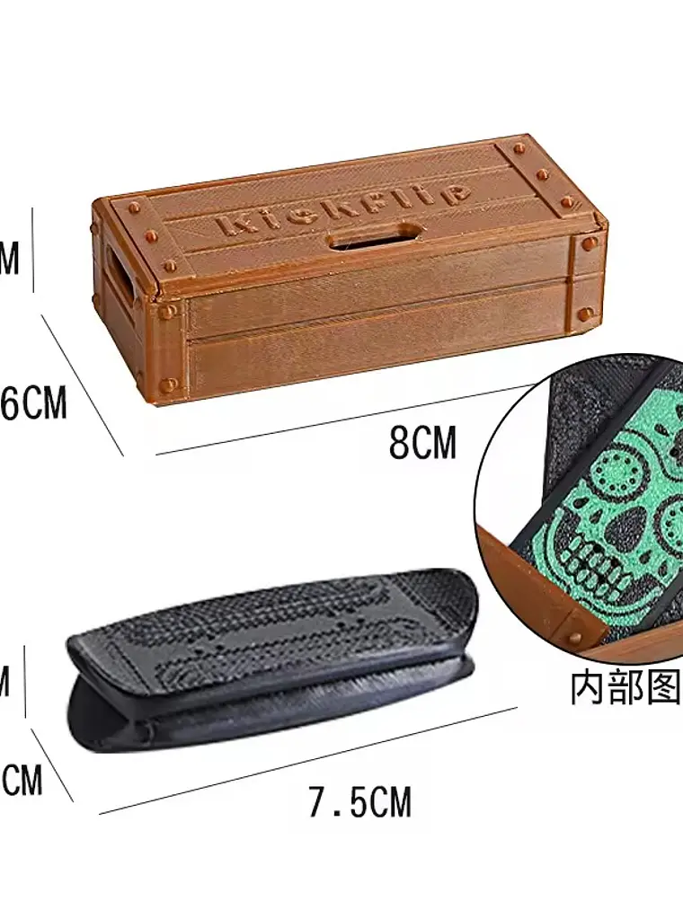 Nuevo Fingerboard magnético Kickflip, Mini skate de dedo, juguete impreso en 3d, rompecabezas magnético para aliviar el estrés, regalo para un amigo 16